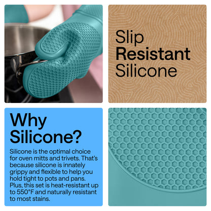 Silicone Oven Mitt Trivet