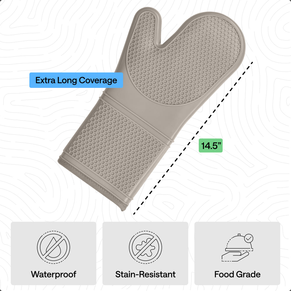 Soft Silicone Oven Mitts