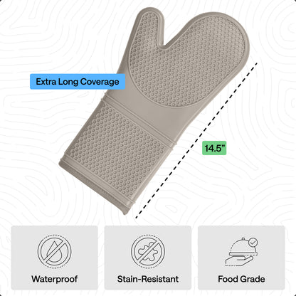 Soft Silicone Oven Mitts