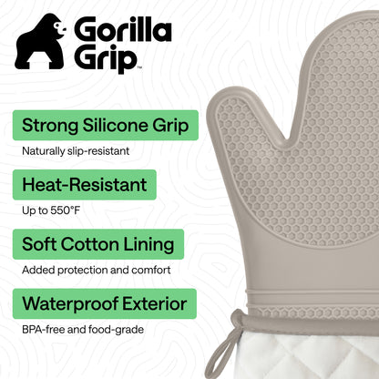 Soft Silicone Oven Mitts