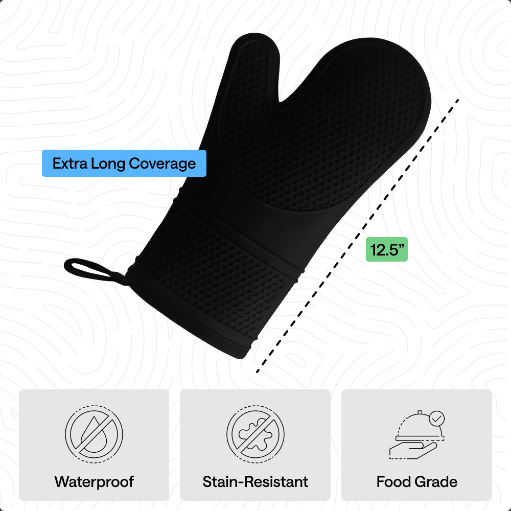 Soft Silicone Oven Mitts