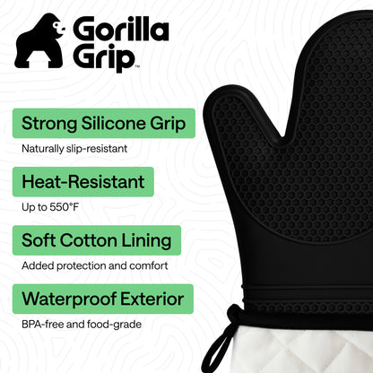 Soft Silicone Oven Mitts