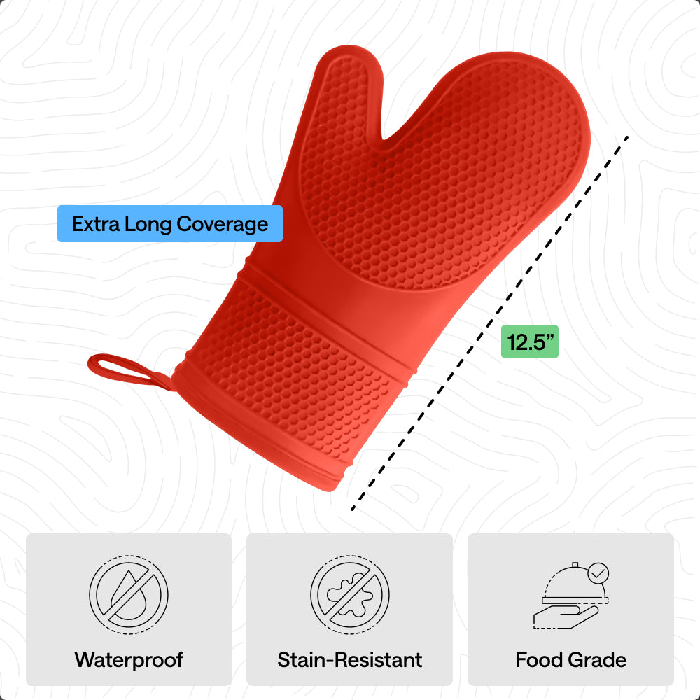 Soft Silicone Oven Mitts