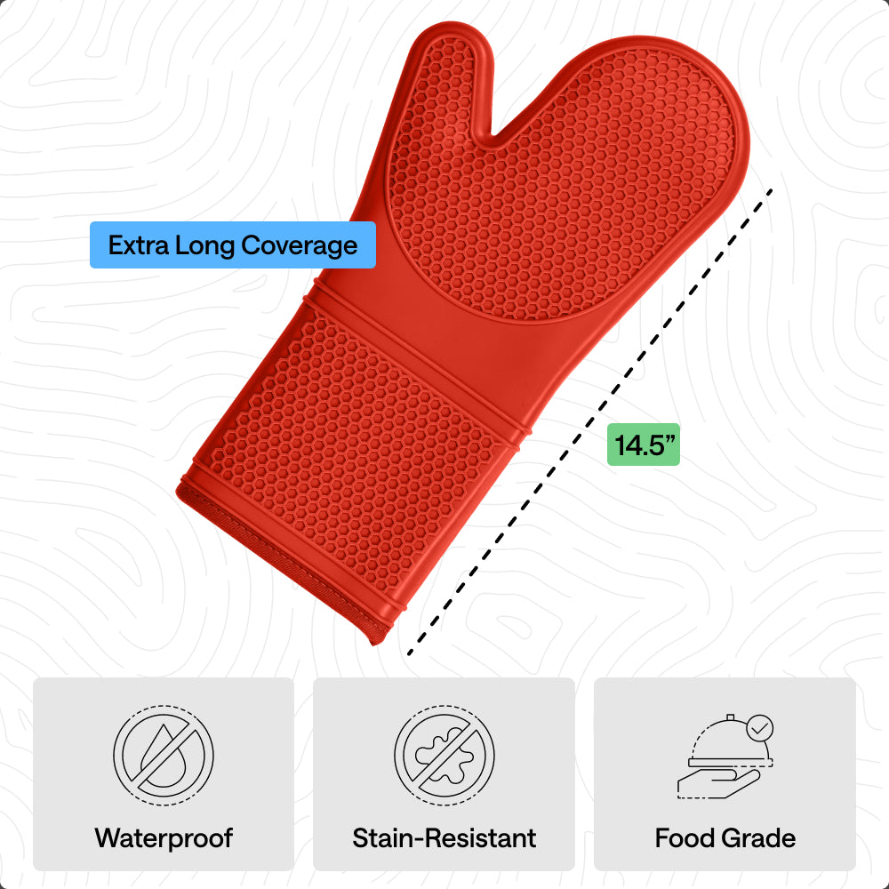 Soft Silicone Oven Mitts
