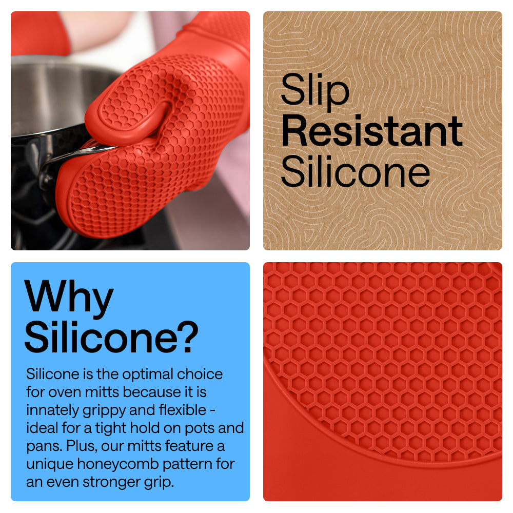 Soft Silicone Oven Mitts