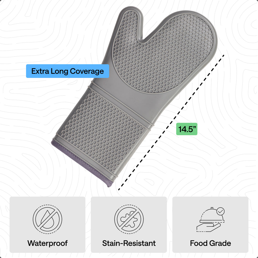 Soft Silicone Oven Mitts