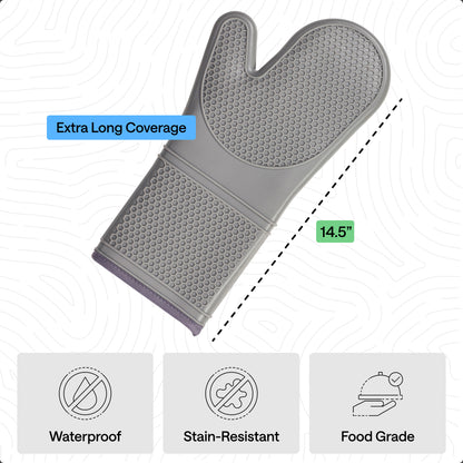 Soft Silicone Oven Mitts