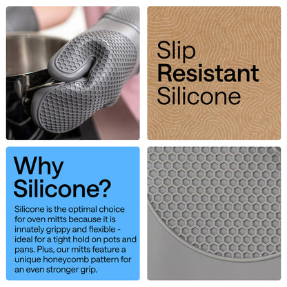 Soft Silicone Oven Mitts