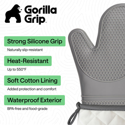 Soft Silicone Oven Mitts