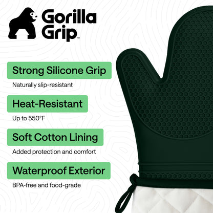 Soft Silicone Oven Mitts
