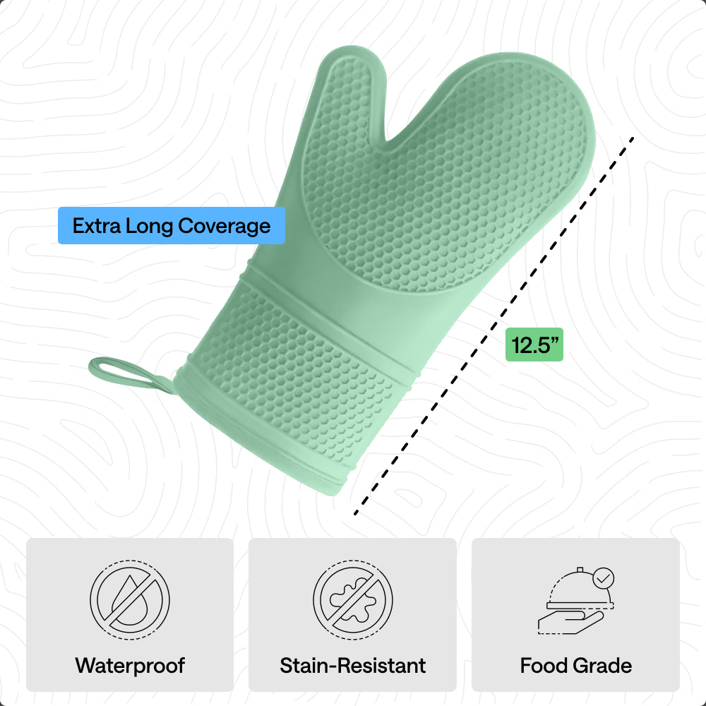 Soft Silicone Oven Mitts