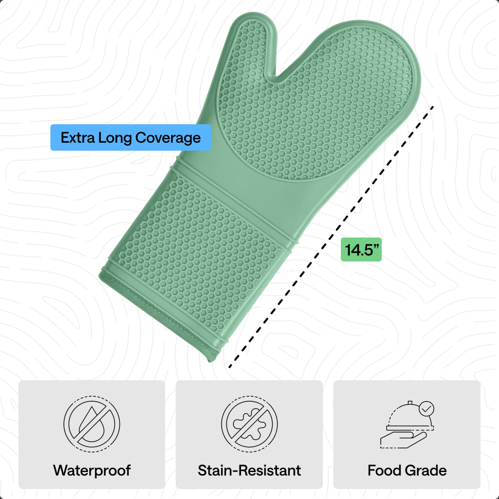 Soft Silicone Oven Mitts