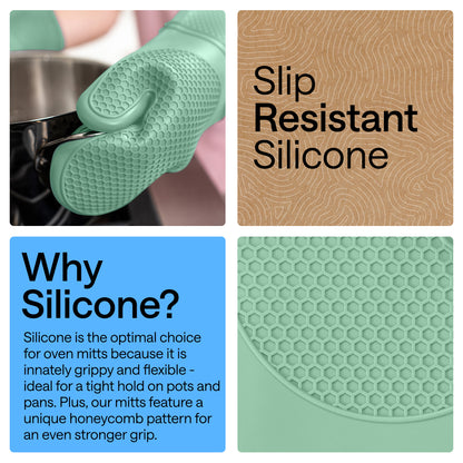 Soft Silicone Oven Mitts