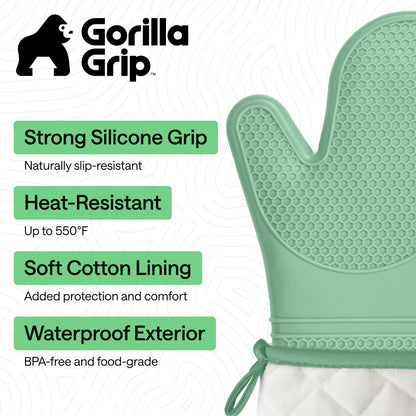Soft Silicone Oven Mitts