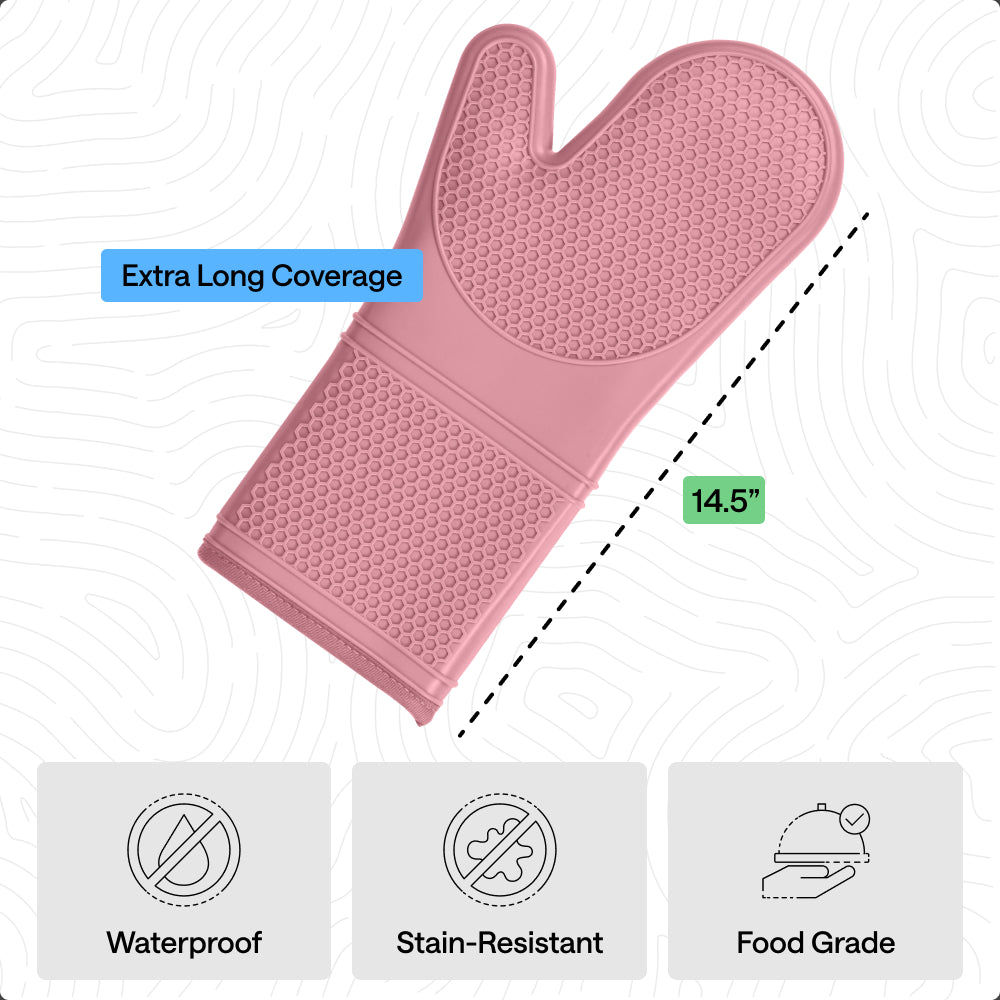 Soft Silicone Oven Mitts