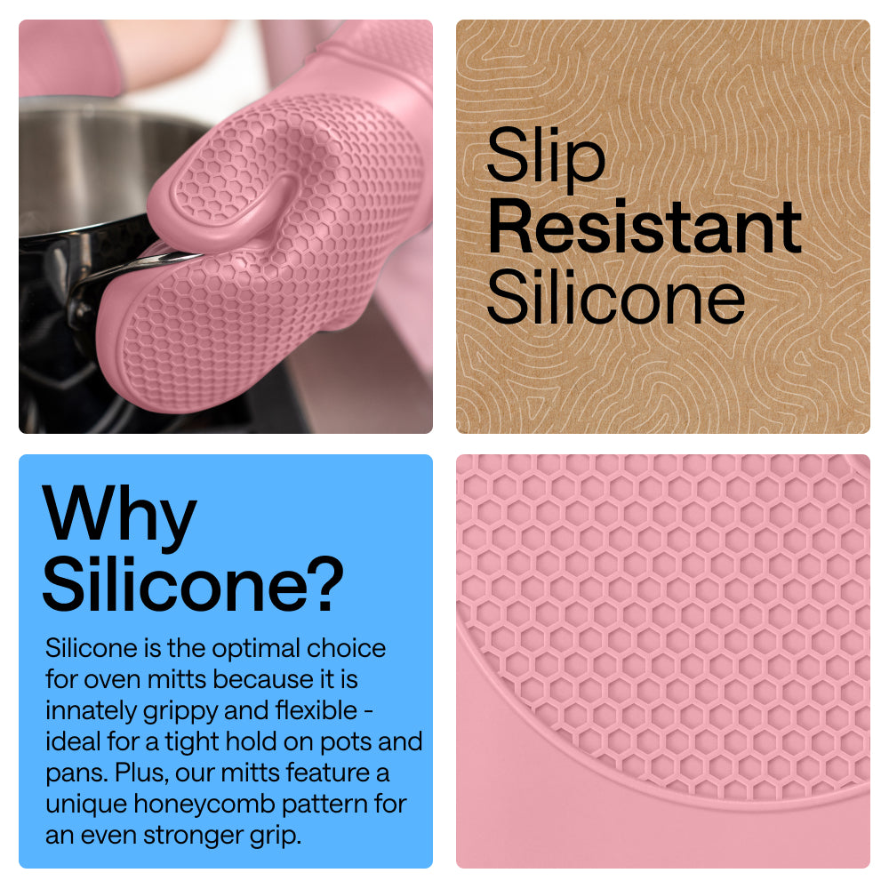 Soft Silicone Oven Mitts
