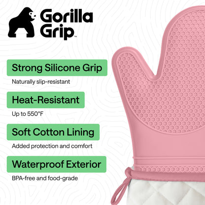 Soft Silicone Oven Mitts