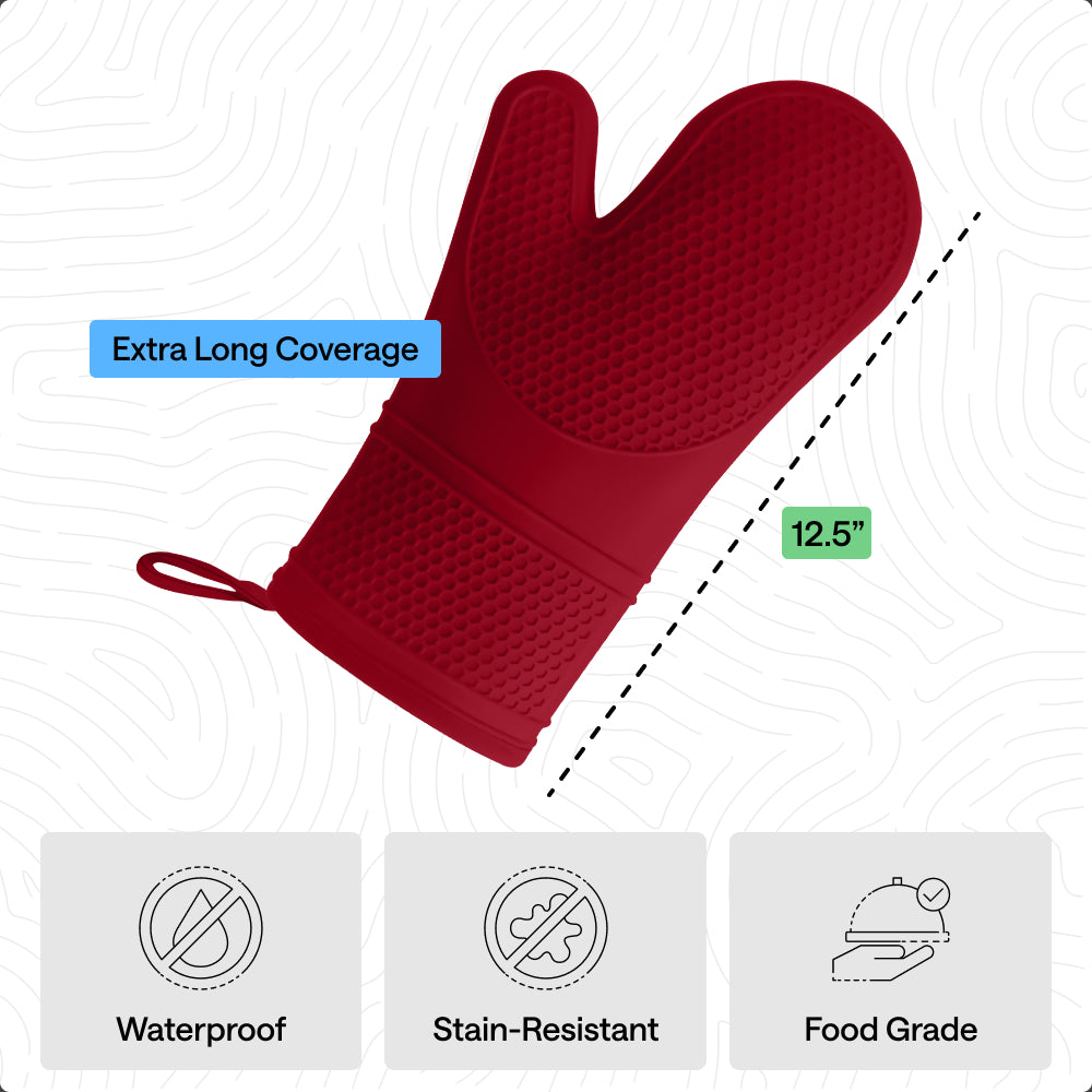 Soft Silicone Oven Mitts
