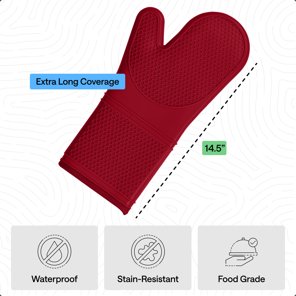 Soft Silicone Oven Mitts