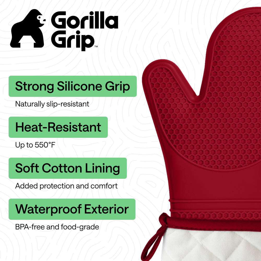 Soft Silicone Oven Mitts