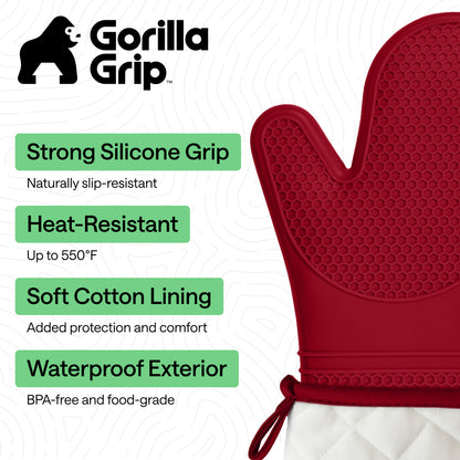 Soft Silicone Oven Mitts