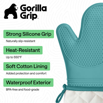Soft Silicone Oven Mitts