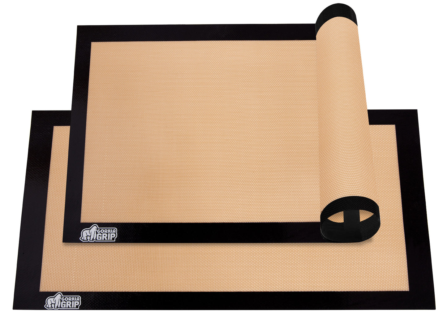 Silicone Baking Mat  Gorilla Grip Black 16.5" x 11.87" (Half Sheet) 