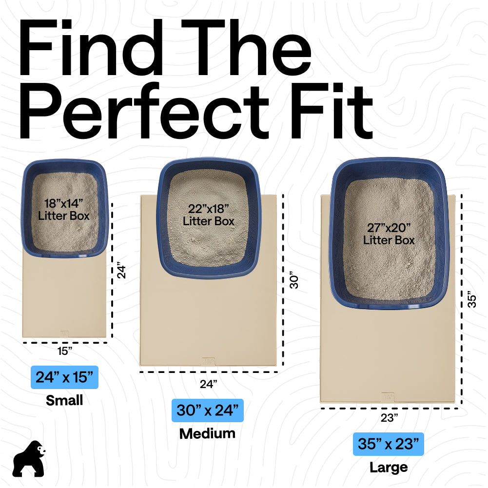Silicone Cat Litter Box Mat