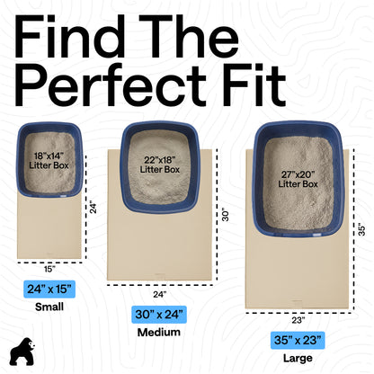 Silicone Cat Litter Box Mat