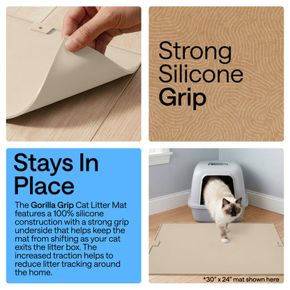 Silicone Cat Litter Box Mat