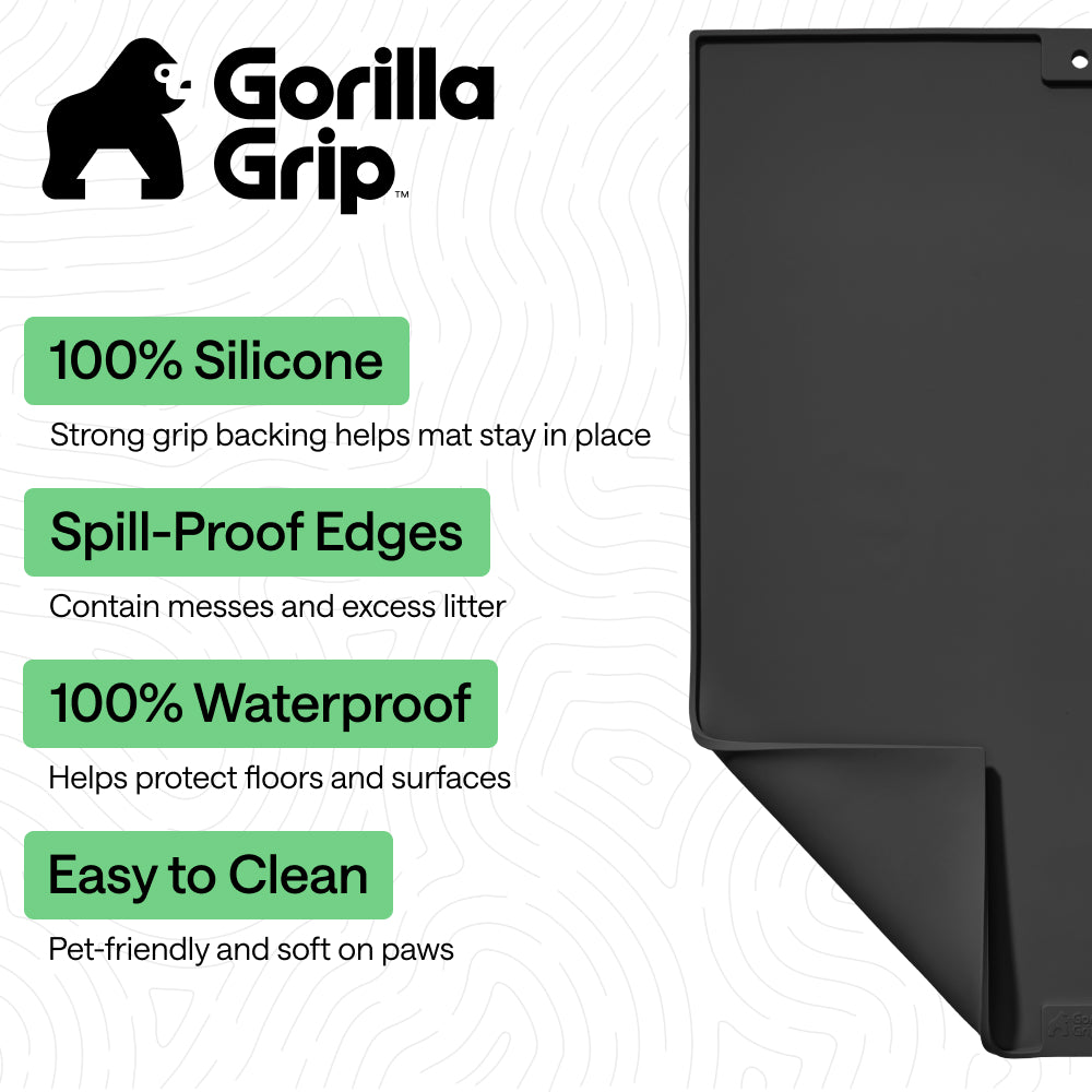 Silicone Cat Litter Box Mat Gorilla Grip