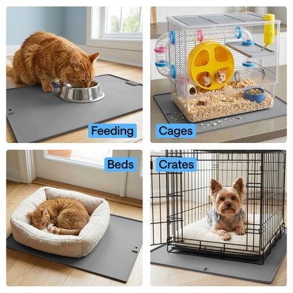 Silicone Cat Litter Box Mat