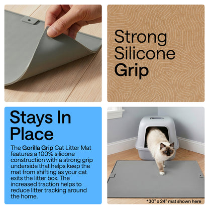 Silicone Cat Litter Box Mat