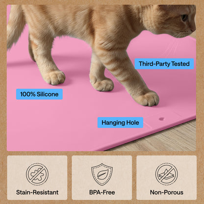 Silicone Cat Litter Box Mat
