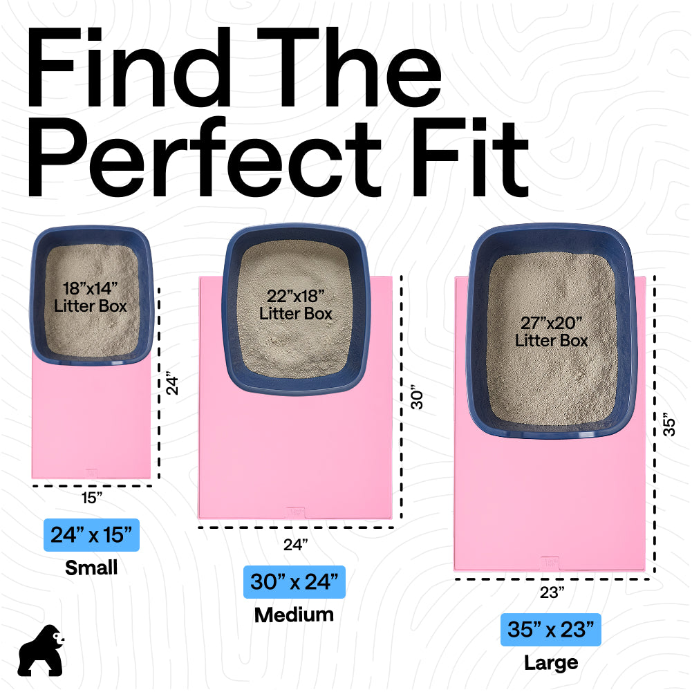 Silicone Cat Litter Box Mat Gorilla Grip