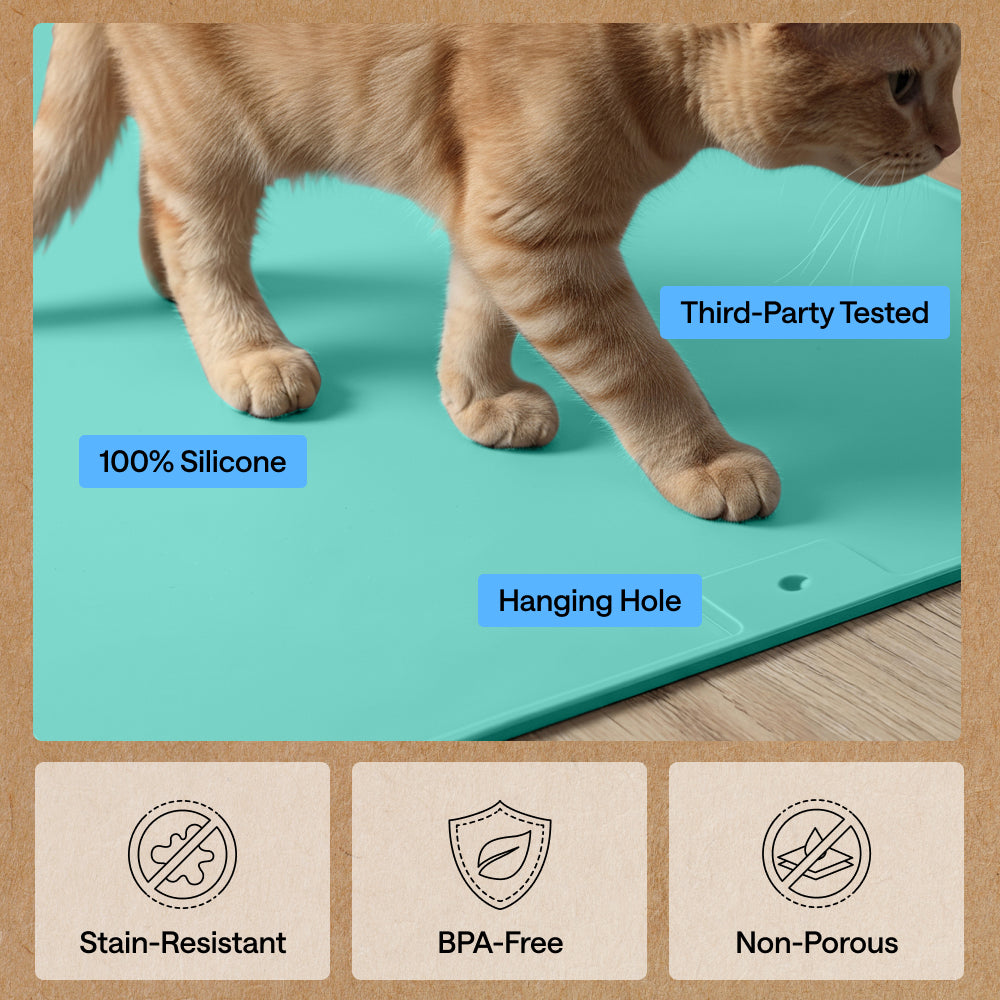 Silicone Cat Litter Box Mat