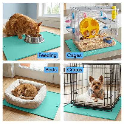 Silicone Cat Litter Box Mat