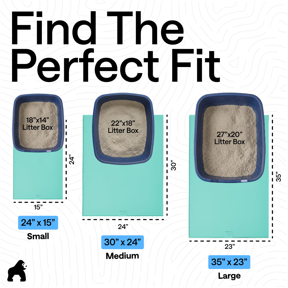 Silicone Cat Litter Box Mat