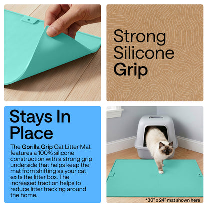 Silicone Cat Litter Box Mat