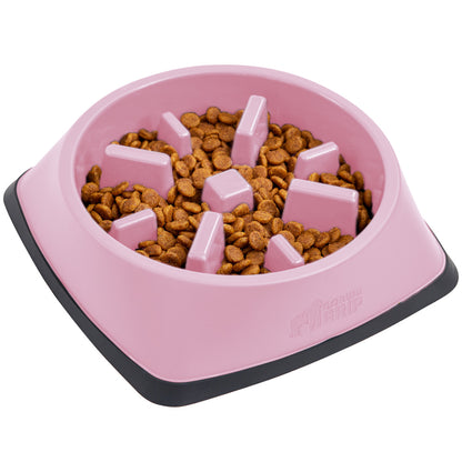 Slow Feeder Bowl  Gorilla Grip Pink 1 Cup 