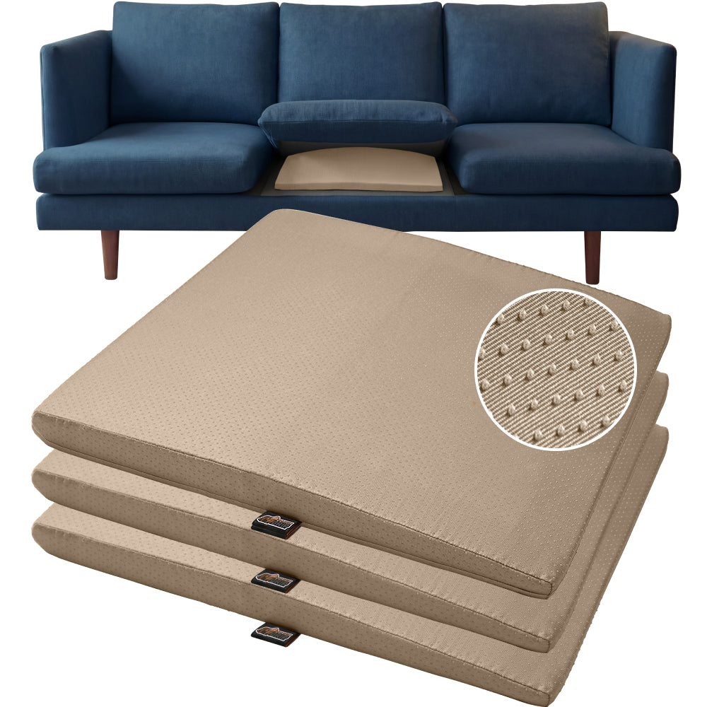 Sofa Support Foam Gorilla Grip Beige 3 Pack