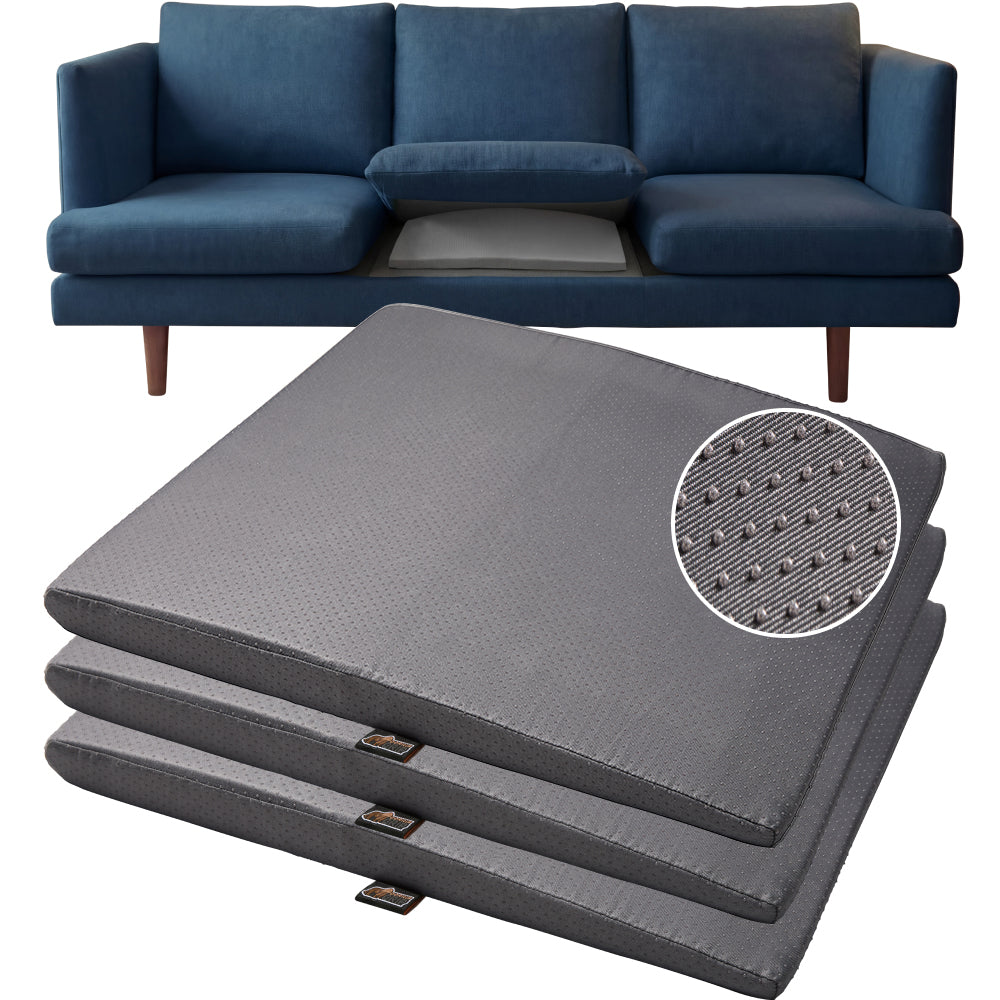 Sofa Support Foam Gorilla Grip Gray 3 Pack