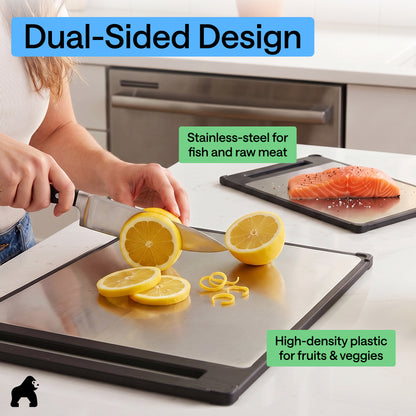 Stainless Steel Cutting Board Gorilla Grip