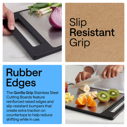 Stainless Steel Cutting Board Gorilla Grip
