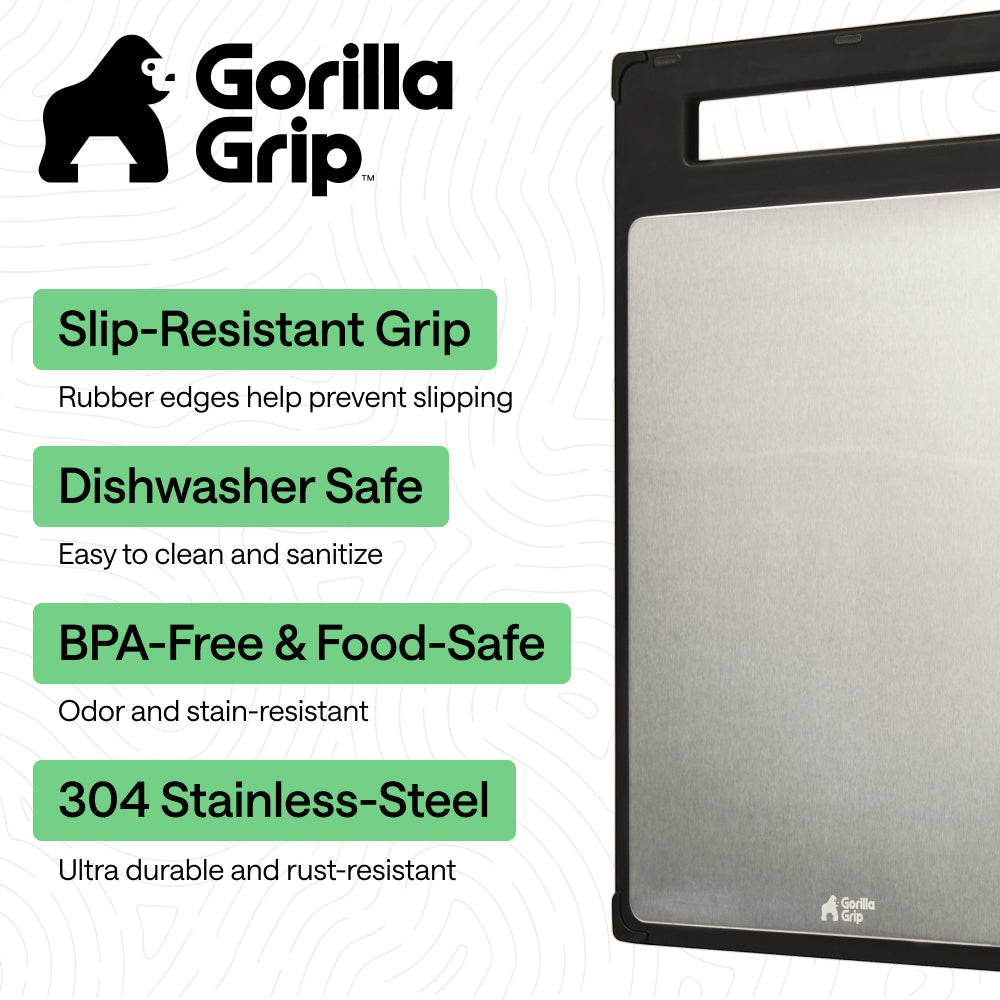 Stainless Steel Cutting Board Gorilla Grip