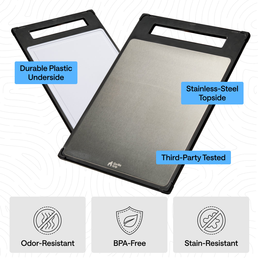 Stainless Steel Cutting Board Gorilla Grip