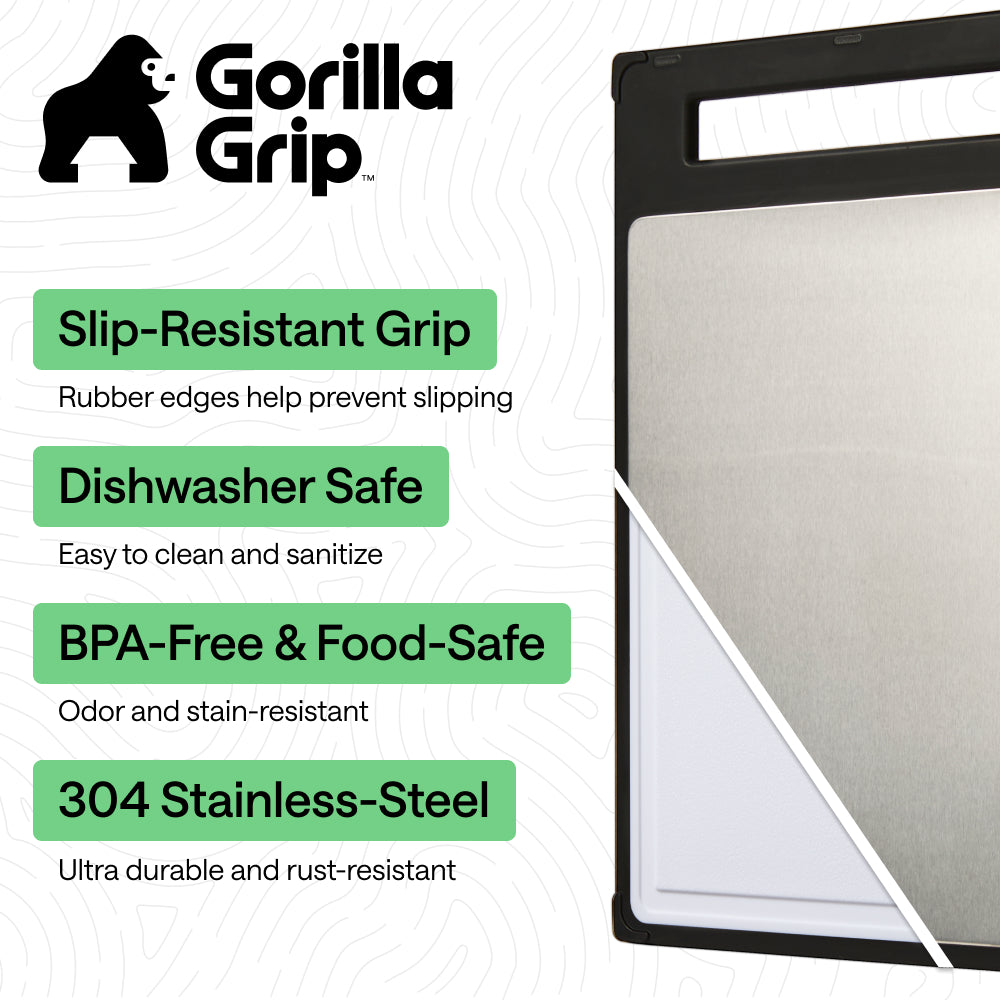 Stainless Steel Cutting Board Gorilla Grip