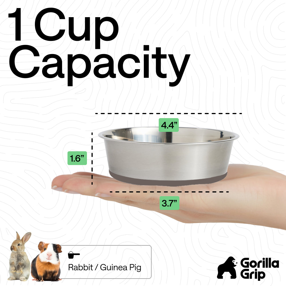Stainless Steel Dog Bowl (Set of 2)