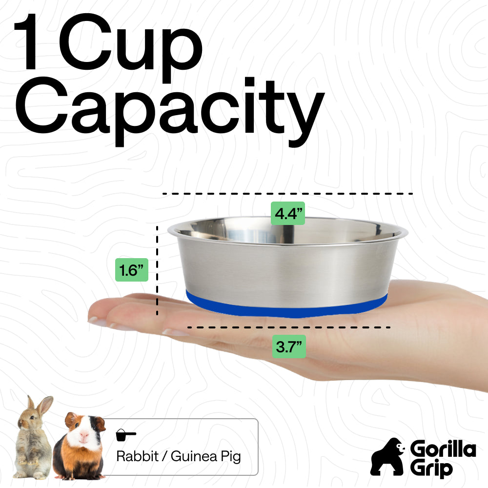Stainless Steel Dog Bowl (Set of 2)