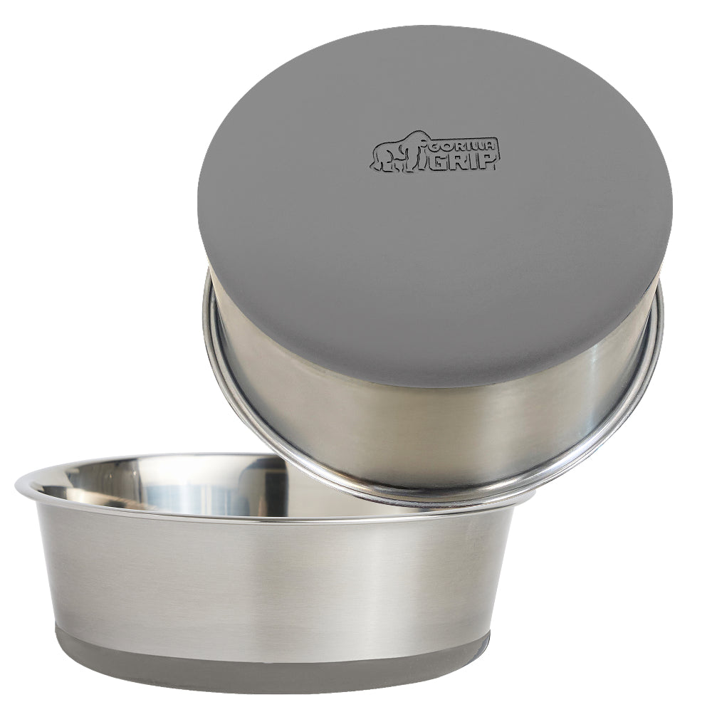 Stainless Steel Dog Bowl (Set of 2)